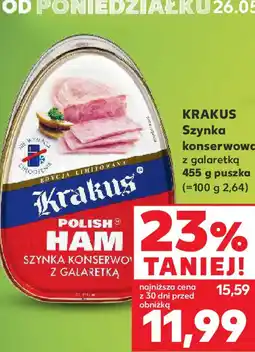 Kaufland Krakus Szynka konserwowa z galaretką oferta
