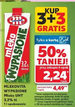 Kaufland Mleko Mlekovita Wypasione oferta