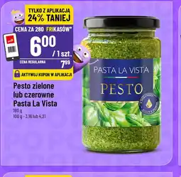Polomarket Pesto zielone lub czerwone Pasta La Vista oferta