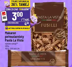 Polomarket Makaron pełnoziarnisty Pasta La Vista oferta