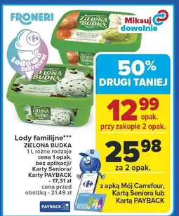 Carrefour Market Lody familijne Zielona Budka oferta