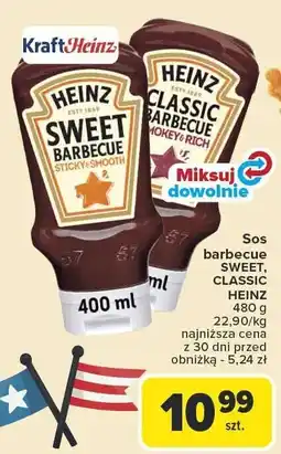 Carrefour Market Sos barbecue Heinz Sweet Classic oferta