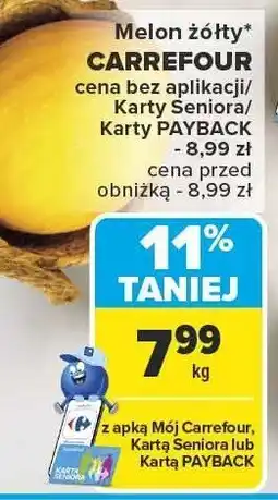 Carrefour Market Melon żółty Carrefour oferta