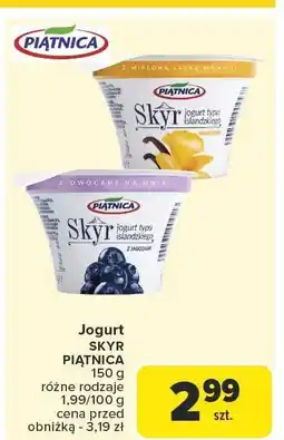 Carrefour Market Jogurt SKYR PIĄTNICA z owocami 150g oferta