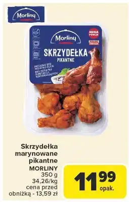 Carrefour Market Skrzydełka marynowane pikantne MORLINY 350g oferta