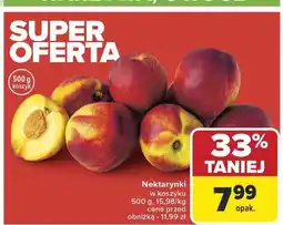 Carrefour Market Nektarynki w koszyku 500g Carrefour Market oferta