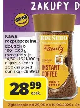 Carrefour Market Kawa rozpuszczalna EDUSCHO Family 180-200g oferta