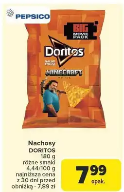 Carrefour Market Nachosy DORITOS nacho cheese 180g oferta