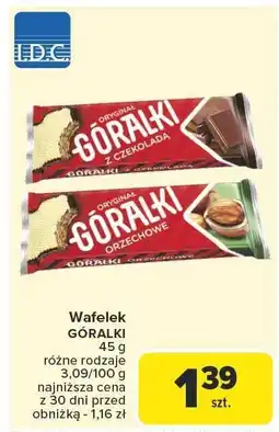 Carrefour Market Wafelek Góralki z czekoladą 45g oferta
