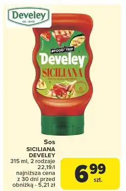 Carrefour Market Sos SICILIANA DEVELEY 315ml oferta