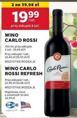 Stokrotka Market Wino Carlo Rossi oferta