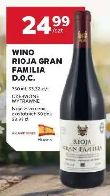 Stokrotka Market Wino Rioja Gran Familia D.O.C oferta