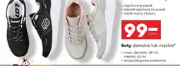 Biedronka Buty damskie lub męskie oferta