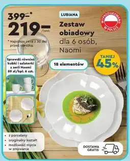 Biedronka Zestaw obiadowy dla 6 osób, Naomi oferta