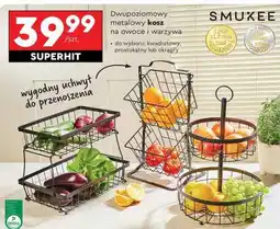 Biedronka Dwupoziomowy metalowy kosz na owoce i warzywa oferta