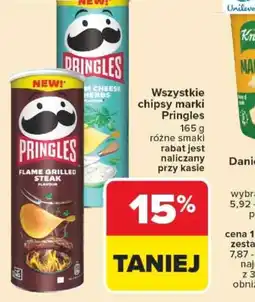 Carrefour Chipsy Pringles oferta