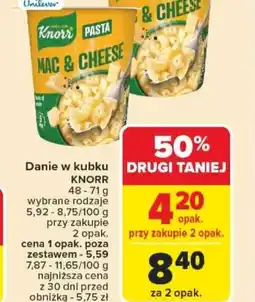 Carrefour Danie w kubku Knorr oferta