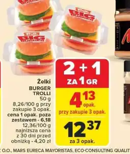 Carrefour Zelki Burger Trolli oferta