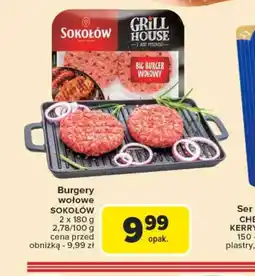 Carrefour Burgery wołowe Sokołów oferta