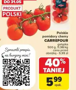 Carrefour Polskie pomidory cherry Carrefour oferta