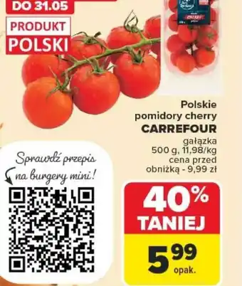 Carrefour Polskie pomidory cherry Carrefour oferta