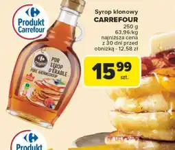 Carrefour Syrop klonowy Carrefour oferta