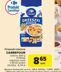 Carrefour Orzeszki ziemne Carrefour Classic oferta