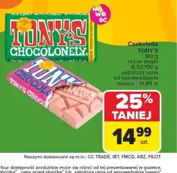 Carrefour Czekolada Tony's oferta
