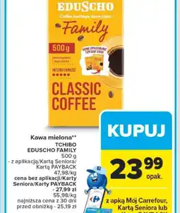 Carrefour Kawa mielona Tchibo Eduscho Family oferta