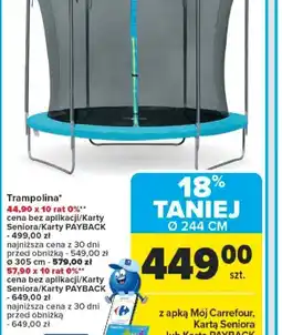Carrefour Trampolina oferta