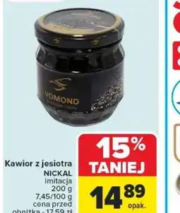 Carrefour Kawior z jesiotra Nickal oferta