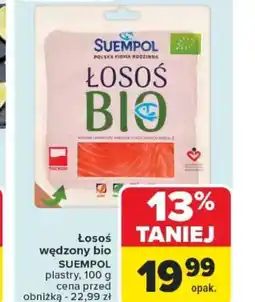 Carrefour Losoś wędzony bio Suempol oferta
