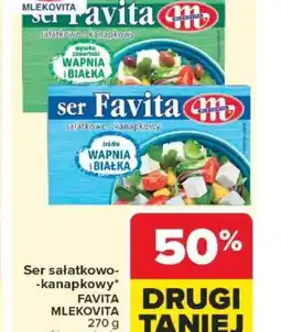 Carrefour Ser sałatkowo-kanapkowy Favita Mlekovita oferta