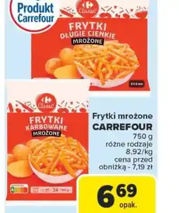 Carrefour Frytki mrożone Carrefour oferta