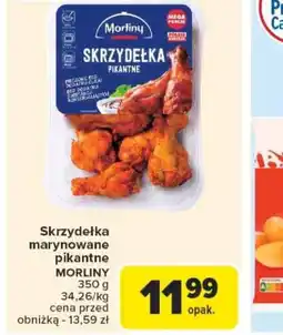 Carrefour Skrzydełka marynowane pikantne Morliny oferta