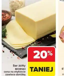 Carrefour Ser żółty Morski oferta