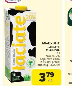 Carrefour Mleko UHT Laciate Mlekpol oferta