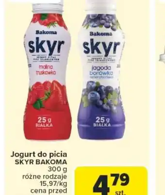 Carrefour Jogurt do picia Skyr Bakoma oferta