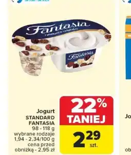 Carrefour Jogurt Danone Fantasia oferta