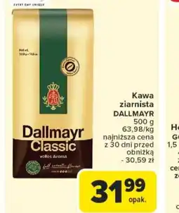 Carrefour Kawa ziarnista Dallmayr Classic oferta