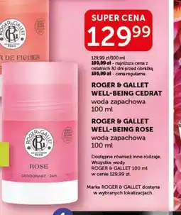 Ziko Dermo Roger & Gallet Well-Being Cedrat/Rose oferta