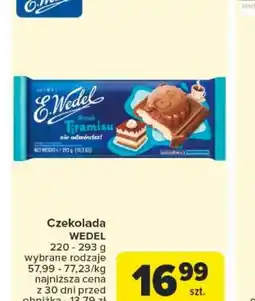 Carrefour Czekolada Wedel oferta