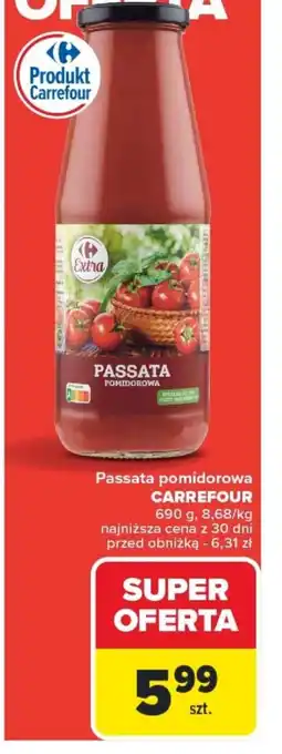 Carrefour Passata pomidorowa Carrefour oferta