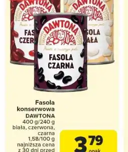 Carrefour Fasola konserwowa Dawtona oferta