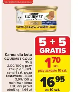 Carrefour Karma dla kota Gourmet Gold oferta