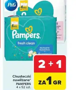 Carrefour Chusteczki nawilżane Pampers oferta