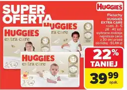 Carrefour Pieluchy Huggies Extra Care oferta
