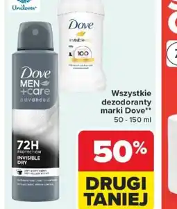 Carrefour Wszystkie dezodoranty marki Dove oferta