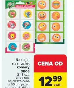 Carrefour Naklejki na muchy, komary BROS oferta