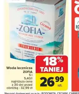 Woda lecznicza Zofia